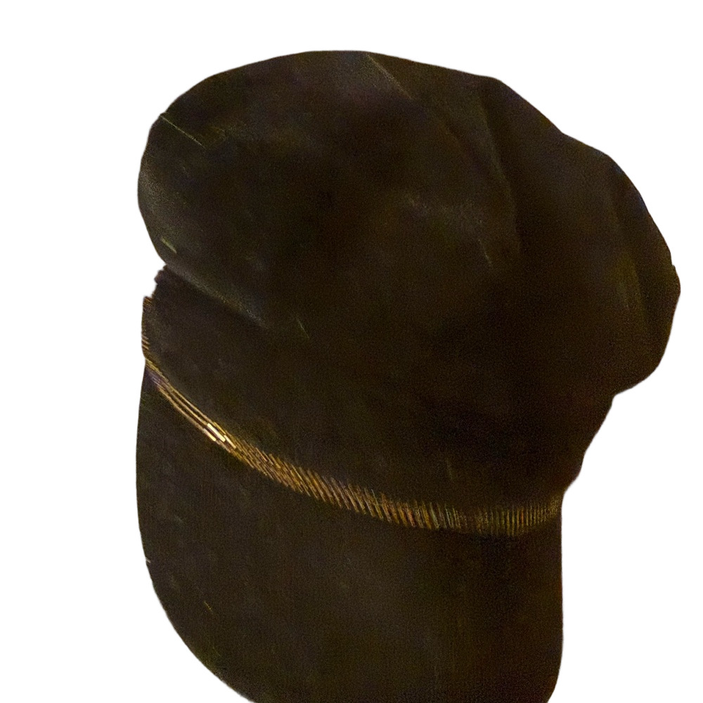 Vince Camuto Black Hat with Gold Accent NWOT